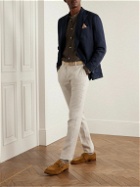 Boglioli - Slim-Fit Linen Suit Trousers - Gray