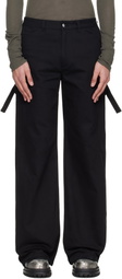 HELIOT EMIL Black Gait Jeans