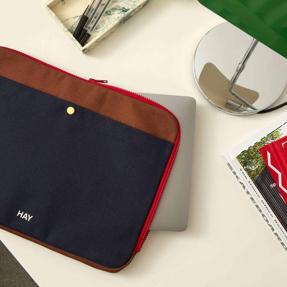 HAY Multi Laptop Cover in Midnight Blue Multi 