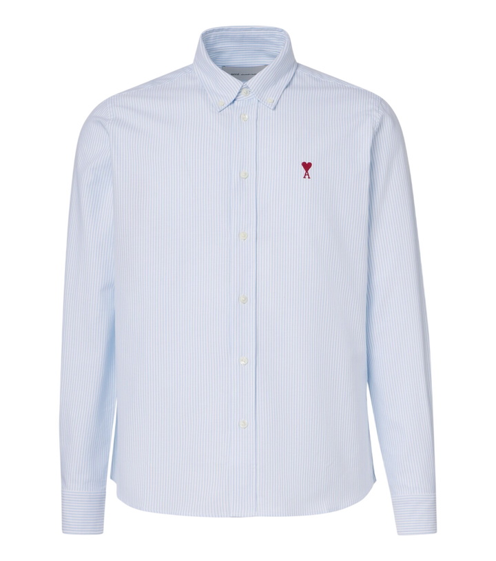Photo: Ami Paris Ami de Cœur striped cotton shirt