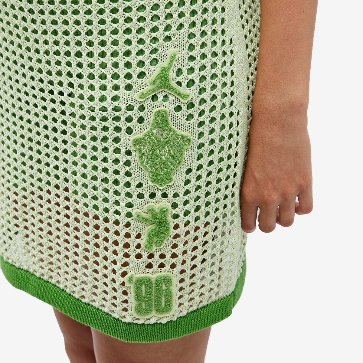 ☆韓国の人気☆【NIKE】☆UNION X BBS X JORDAN DRESS(W)☆ Air Jordan Women's x Union LA x BBS SS Dress in Lime Ice