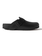 RICK OWENS - Birkenstock Boston Leather Sandals - Black