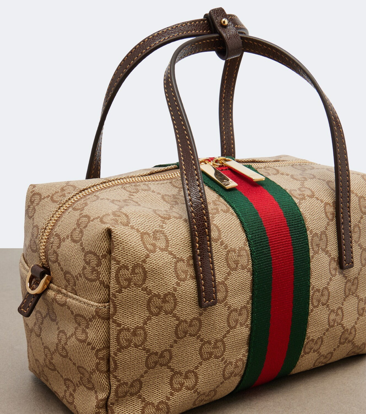 Gucci Mini GG canvas top-handle bag