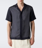Orlebar Brown Maitan silk and linen shirt