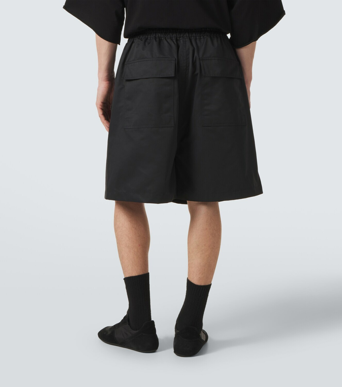 Rick Owens Faun faille Bermuda shorts