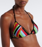 Pucci Iride triangle bikini top