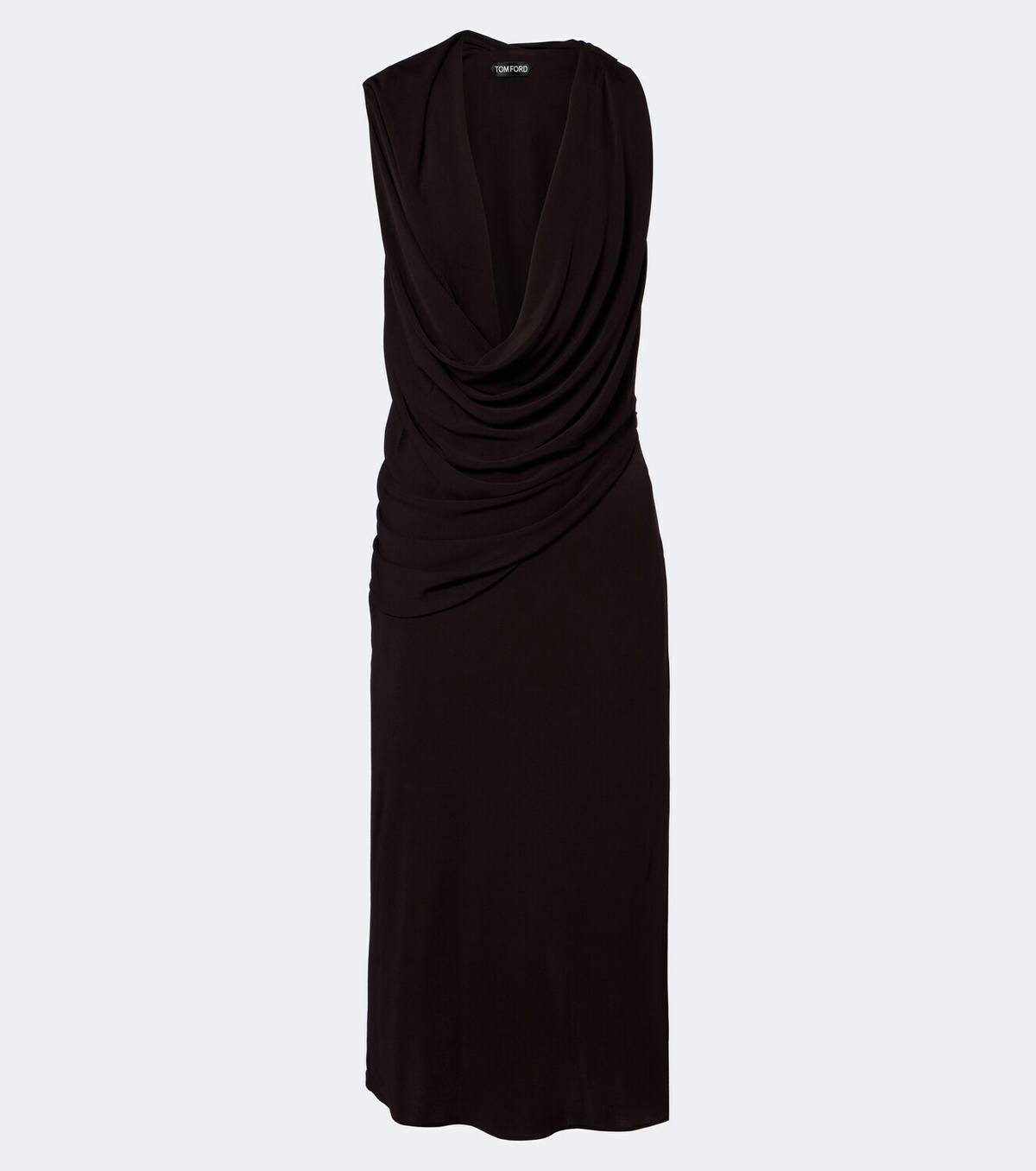 Tom Ford Crêpe jersey midi dress