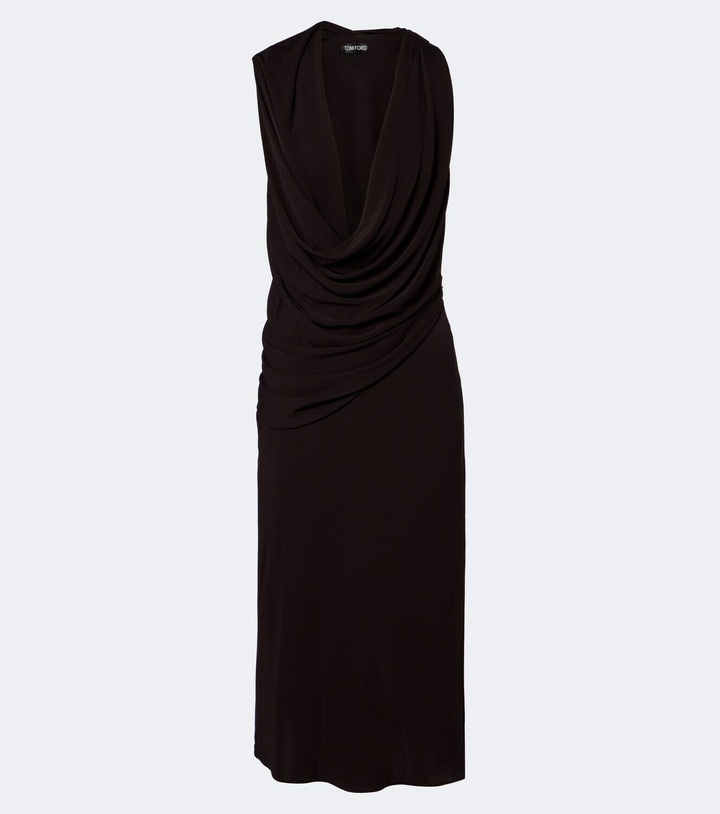 Photo: Tom Ford Crêpe jersey midi dress