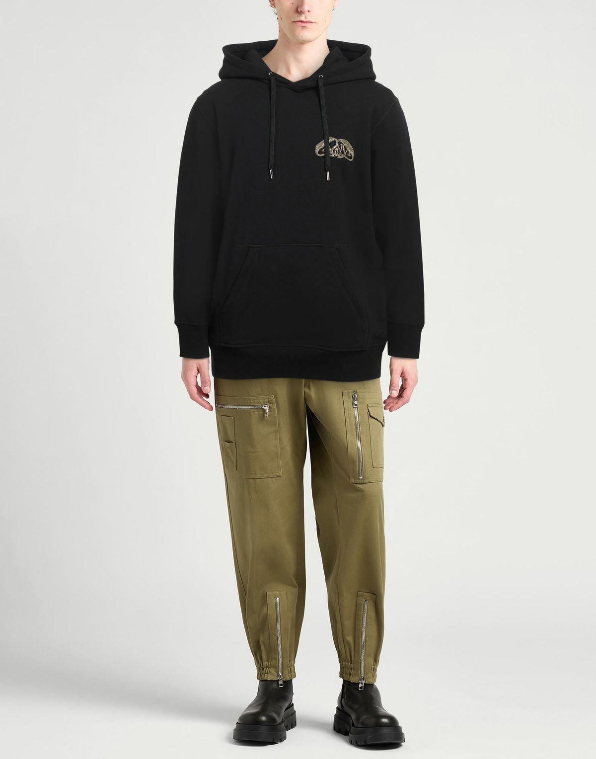 Mcqueen Mens Sweatshirt in Black