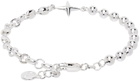 Stolen Girlfriends Club Silver Shuriken Missmatch Bracelet