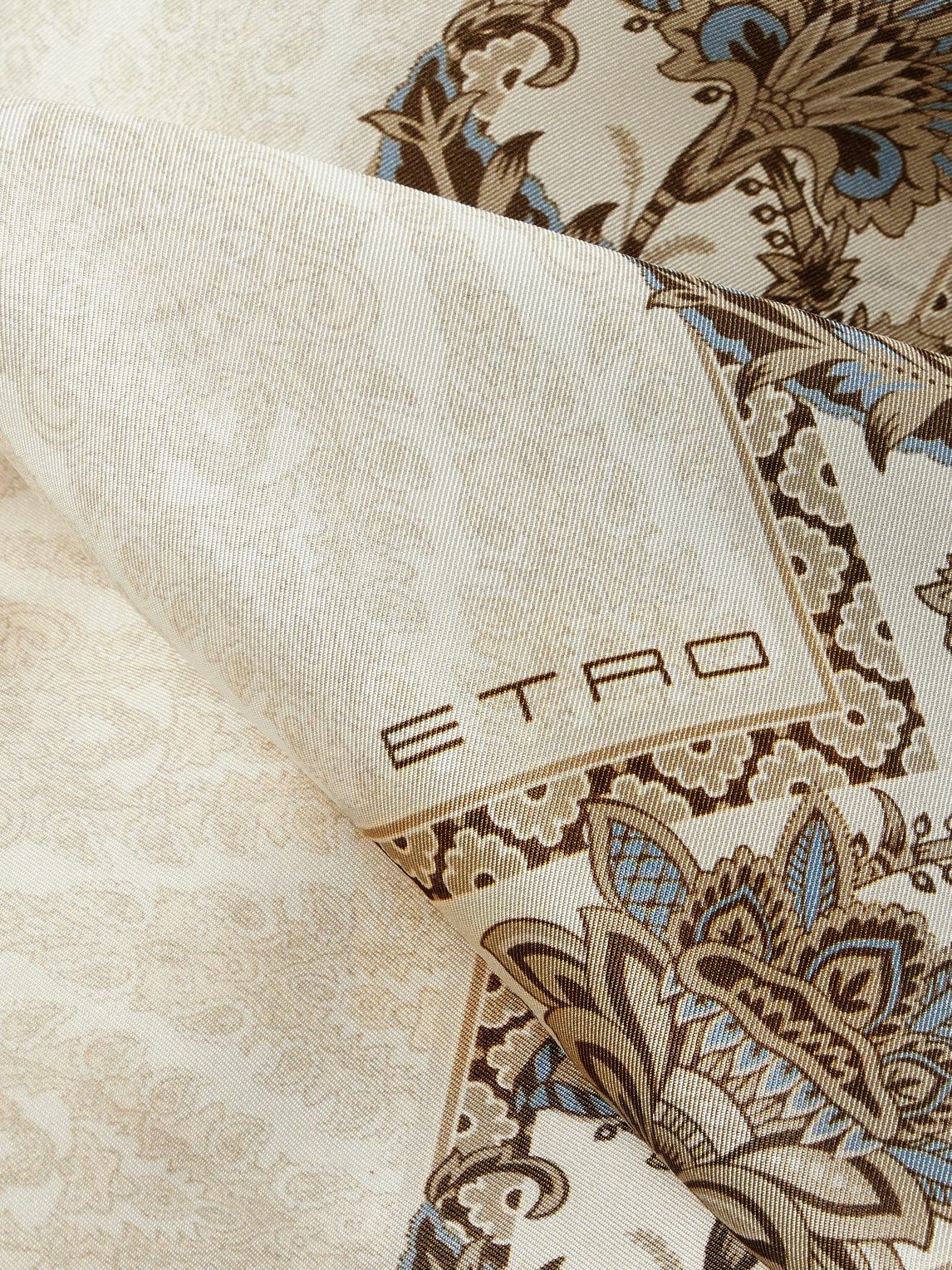 Etro - Printed Silk-Twill Pocket Square