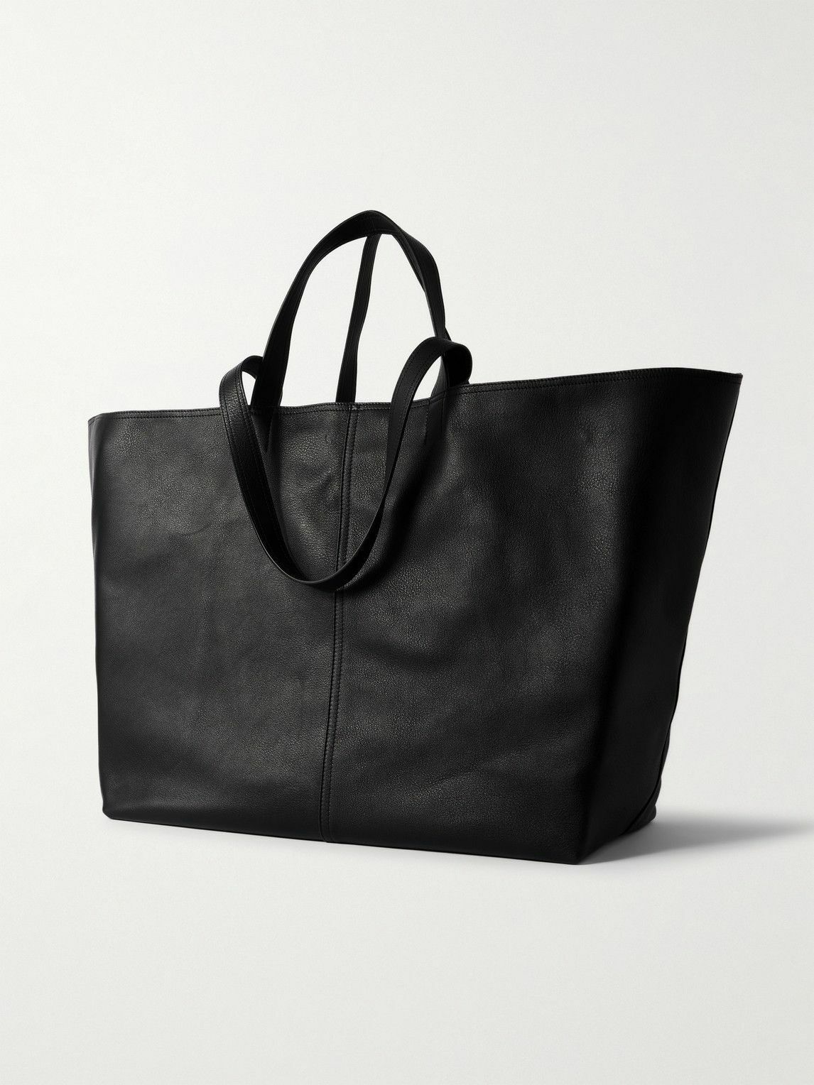 AMI PARIS - Midi Maxi leather tote bag