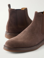Brunello Cucinelli - Suede Chelsea Boots - Brown