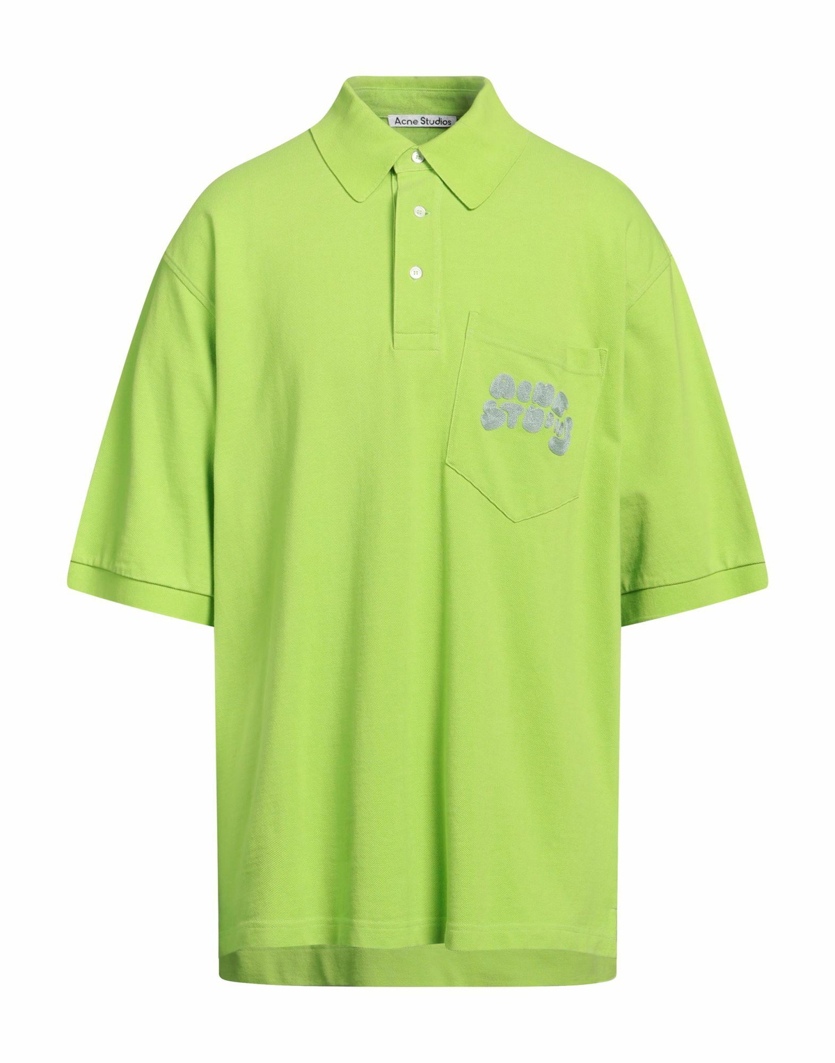 Acne Studios Mens Polo shirt Light in Green