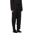 Jil Sander Black Wool Cropped Trousers