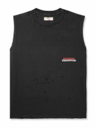 Cherry Los Angeles - Desert Gecko Printed Cotton-Jersey Tank Top - Black