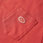 Armor-Lux Men's Organic Logo Pocket T-Shirt in Cranberry