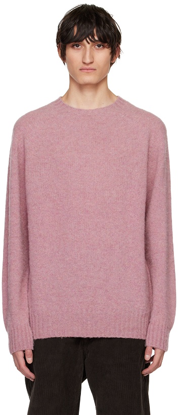 Photo: YMC Pink Suedehead Sweater