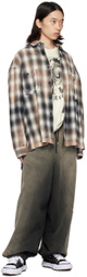 Maison MIHARA YASUHIRO Black Sun Faded Sweatpants