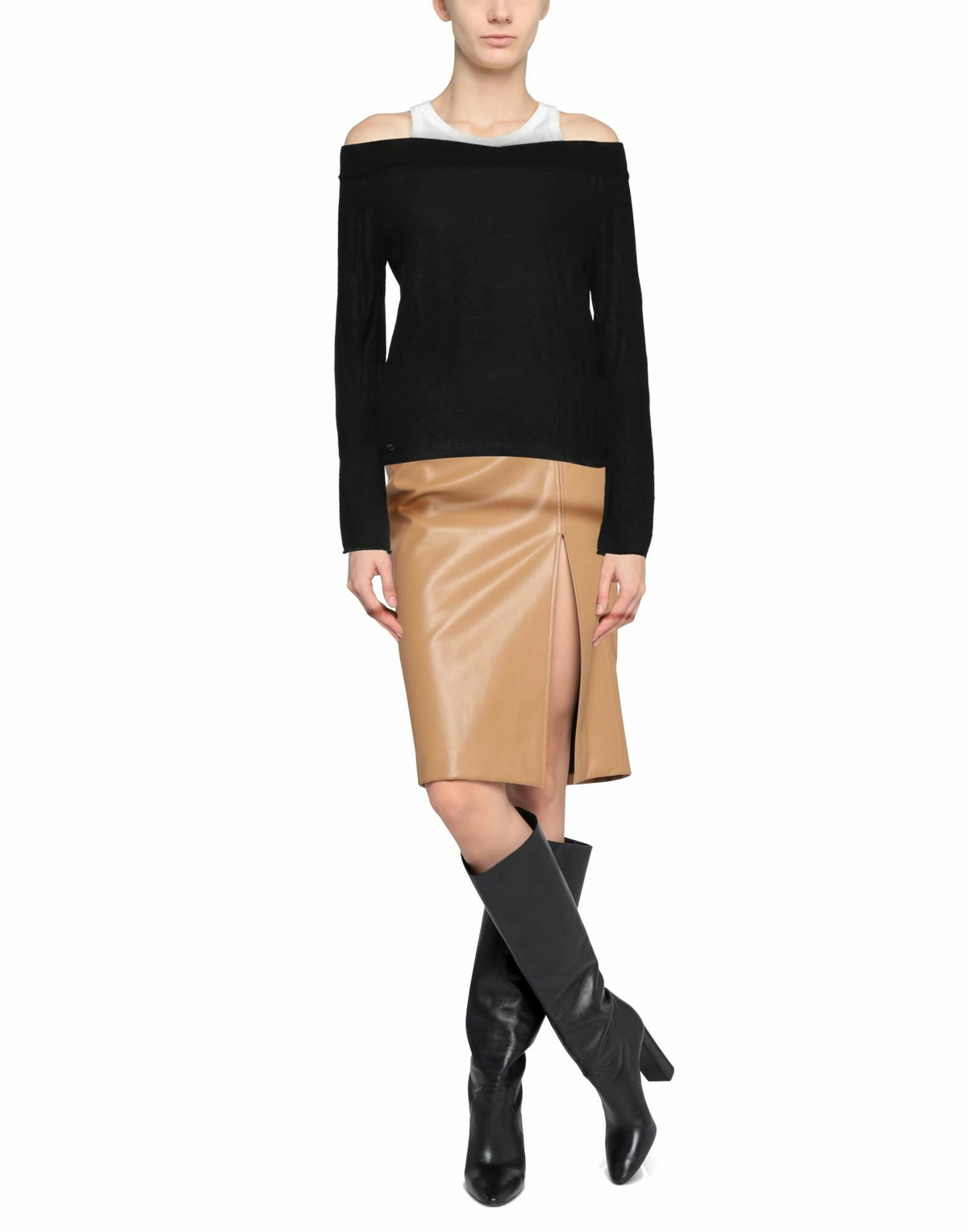 Manila Grace Womens Sweater in Black