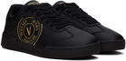 Versace Jeans Couture Black Brooklyn V-Emblem Sneakers