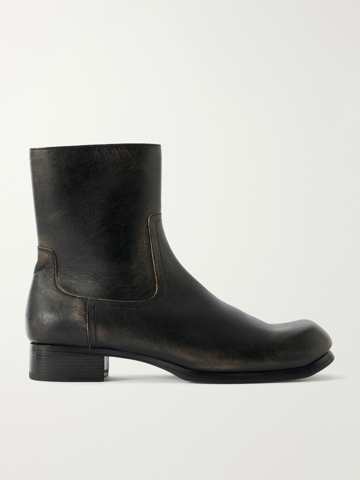 Maison Margiela - Float Leather Chelsea Boots - Black