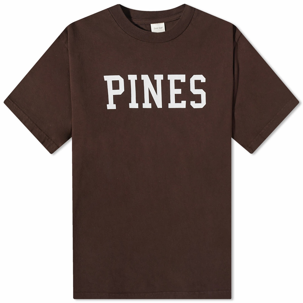Quiet Golf Men's Pines T-Shirt in Brown Quiet Golf