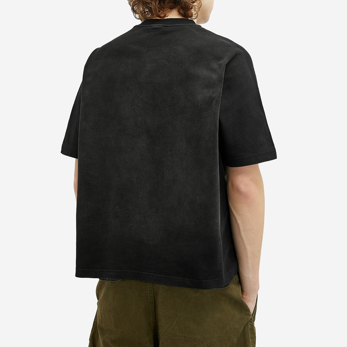God Made Men's Side Logo T-Shirt in Black