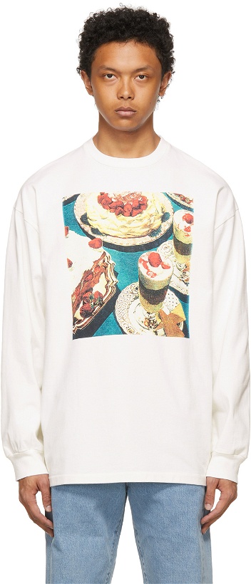 Photo: Levi's Vintage Clothing White Central Station Design Edition 80s Graphic Happy Long Sleeve T-Shirt
