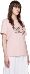 MSGM Pink Kitten T-Shirt