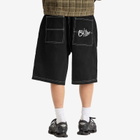 Butter Goods Men's Scribble Denim Shorts in Washed Black