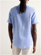 Incotex - Slim-Fit Linen Shirt - Blue