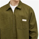Marni Men's Zip Through Work Jacket in Leaf Green