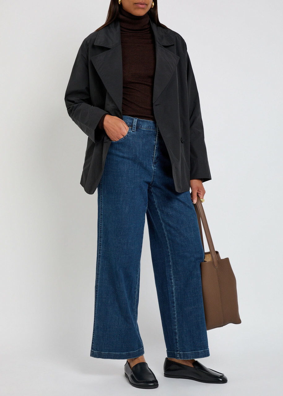 Eileen Fisher Wide-leg Jeans Dark Blue