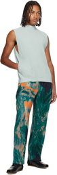 HOMME PLISSÉ ISSEY MIYAKE Blue Monthly Color July Tank Top