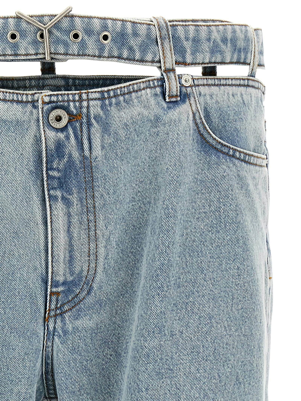 Y/Project evergreen Y Belt Jeans