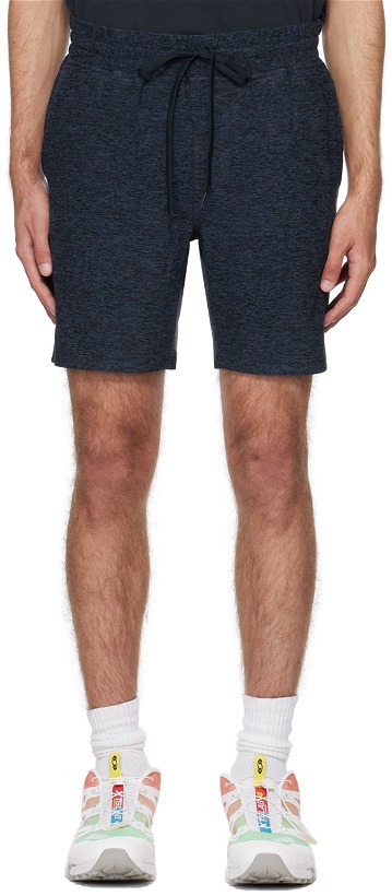 Photo: Outdoor Voices Navy CloudKnit 7 Shorts