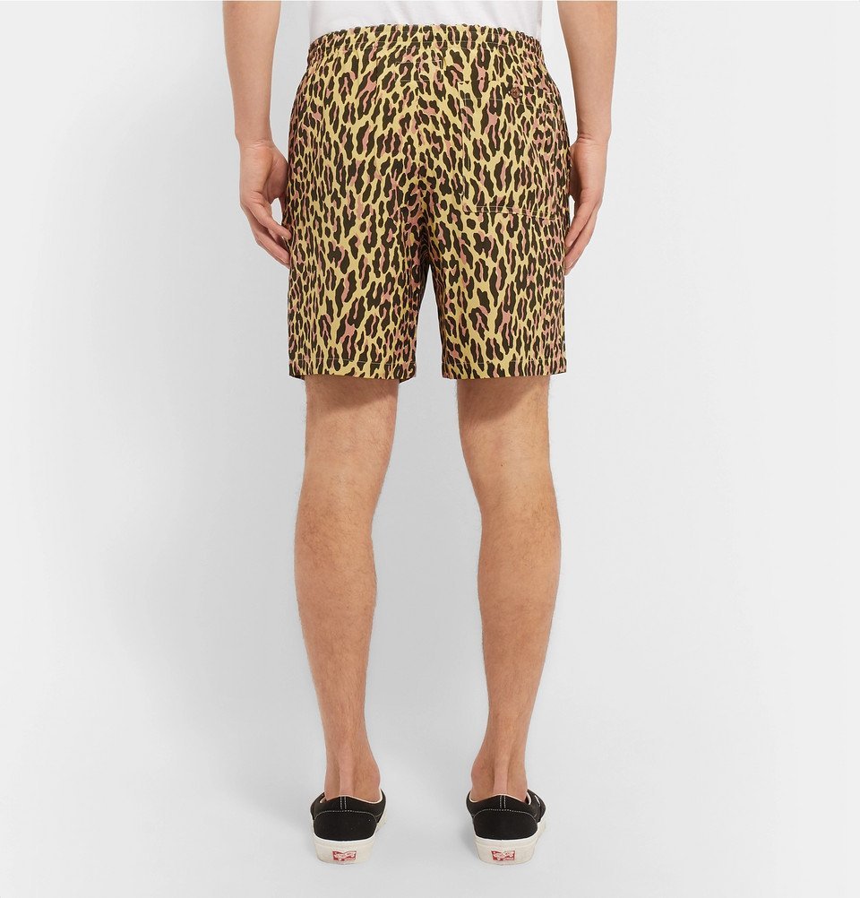 送料無料【XLサイズ】WACKO MARIA LEOPARD BOARD SHORTS パンツ