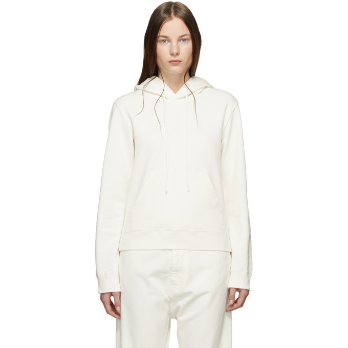 Photo: MM6 Maison Margiela Off-White Cotton Hoodie