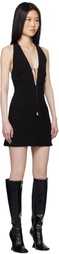 16Arlington Black Alba Minidress