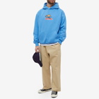 Butter Goods Men's Racing Logo Hoody in Lake Blue