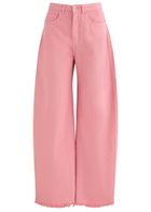 Marques' Almeida Barrel-leg Jeans Pink