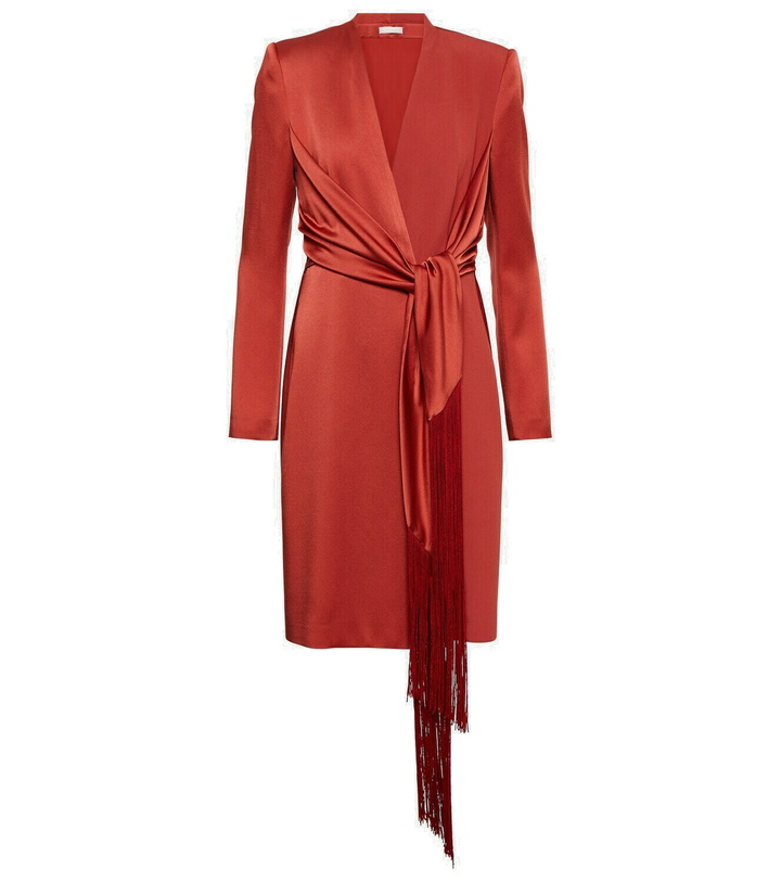 Photo: Max Mara Maura wrap satin minidress