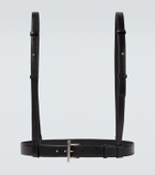 McQueen T-Bar Harness leather belt
