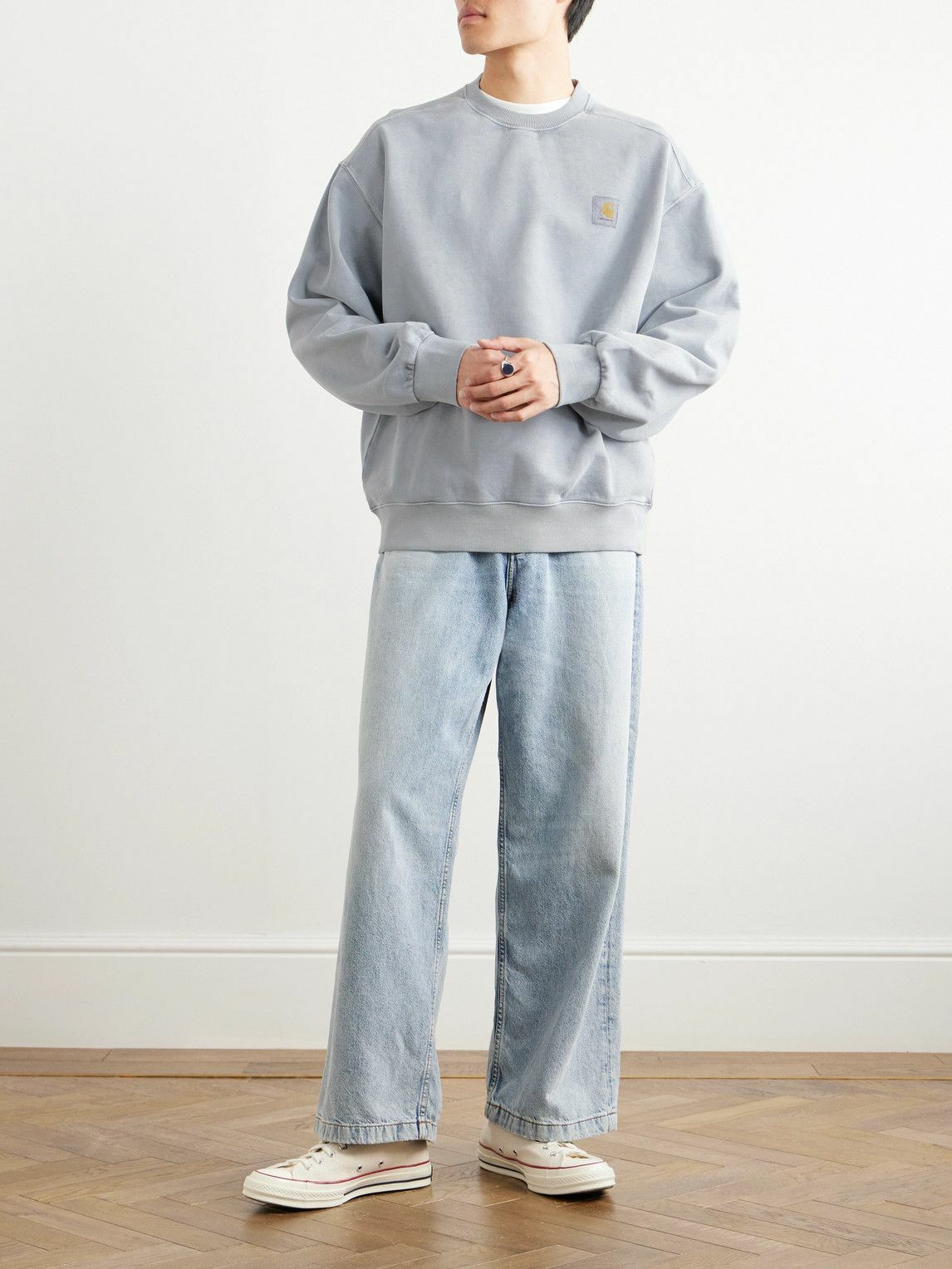 Carhartt wip sweatshirt online grey