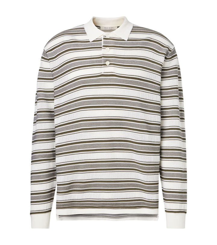 Photo: Wales Bonner Samuel striped wool-blend polo sweater