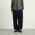 Engineered Garments Men's Corduroy Carlyle Trousers in Dark Navy