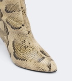 Isabel Marant Jany snake-effect leather knee-high boots