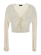 Elisabetta Franchi Cropped Blouse