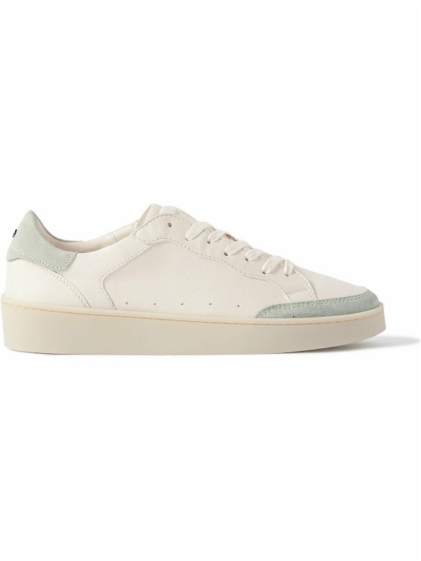 Photo: Canali - Suede-Trimmed Leather Sneakers - Neutrals